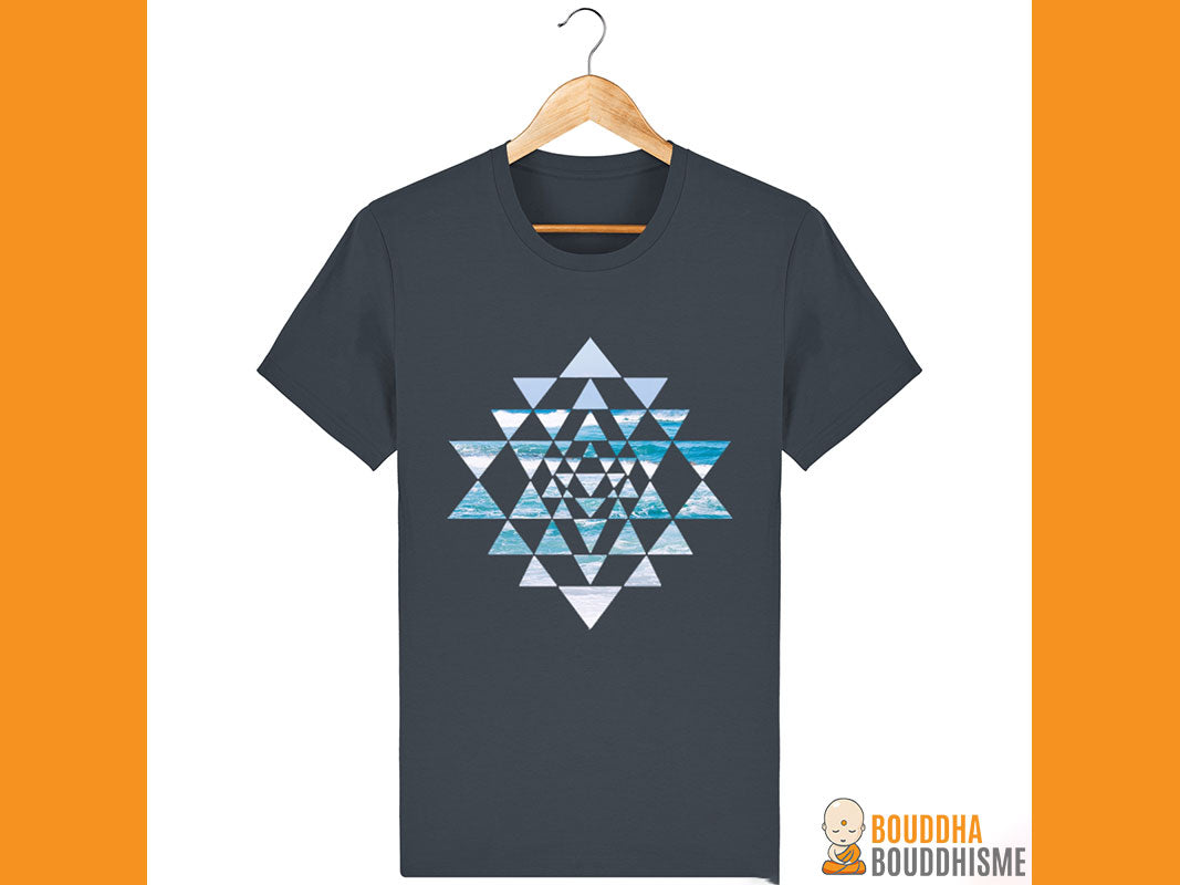 T-Shirt Unisexe "Sri Yantra Océan"