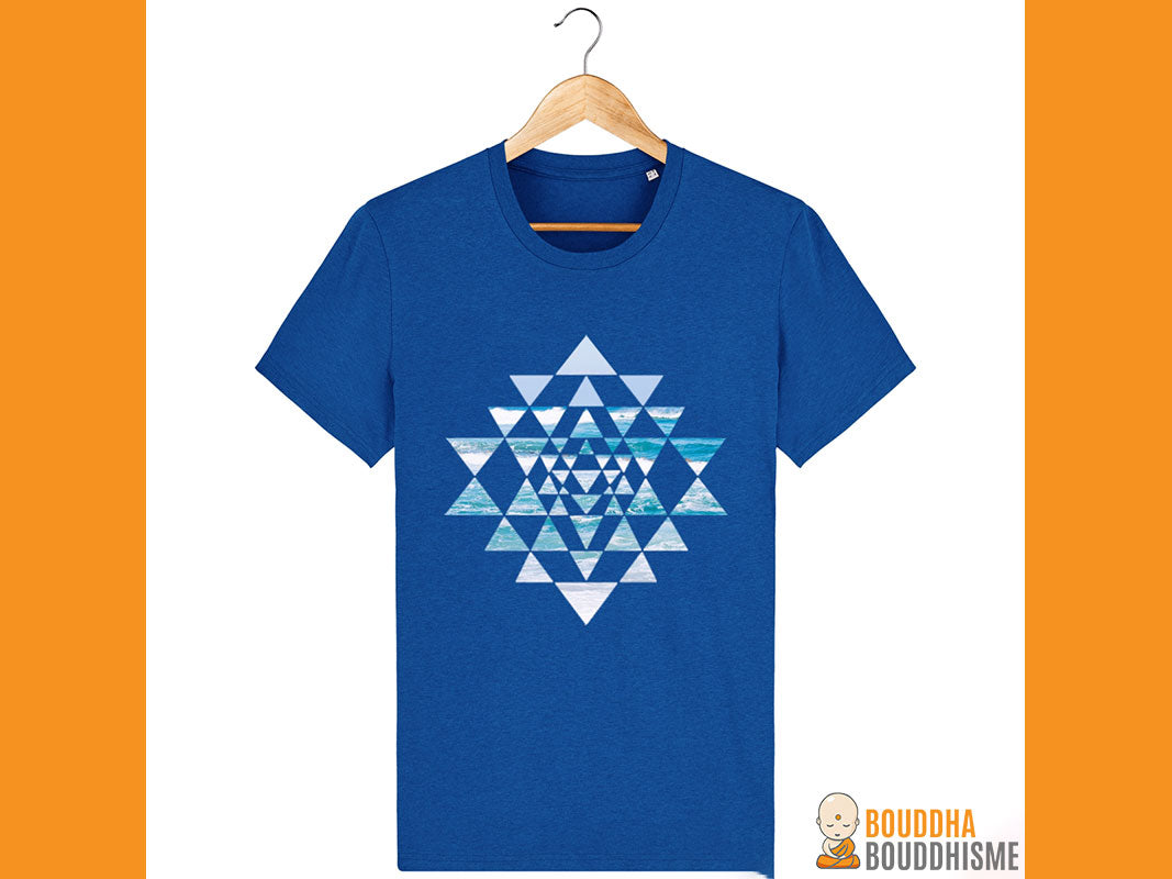 T-Shirt Unisexe "Sri Yantra Océan"