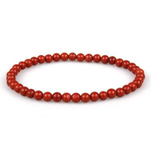 Mini Bracelet "Energie" en Jaspe Rouge