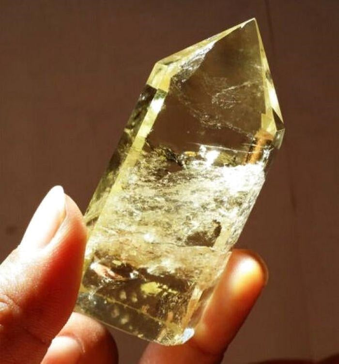 Baguette en Cristal en Citrine