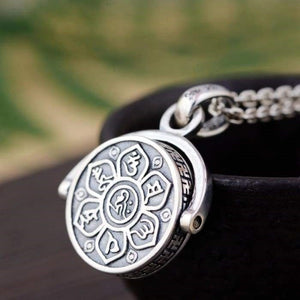 Pendentif "Om Mani Padme Hum" en Argent 925