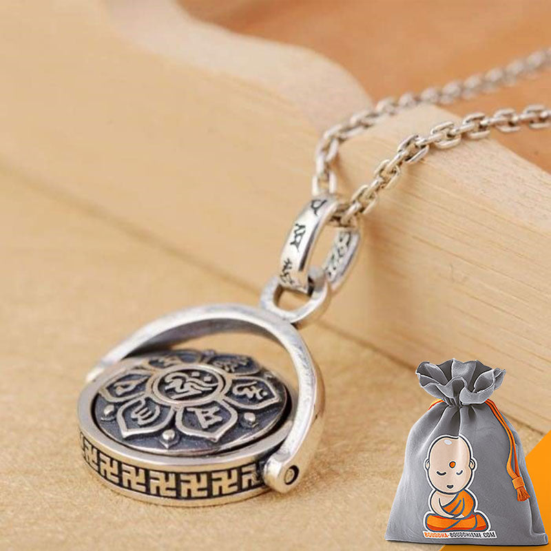 Pendentif "Om Mani Padme Hum" en Argent 925