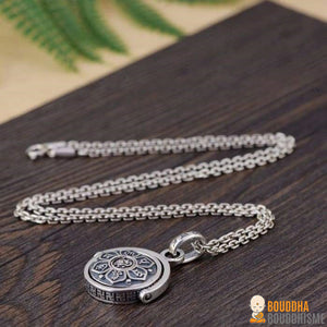 Pendentif "Om Mani Padme Hum" en Argent 925