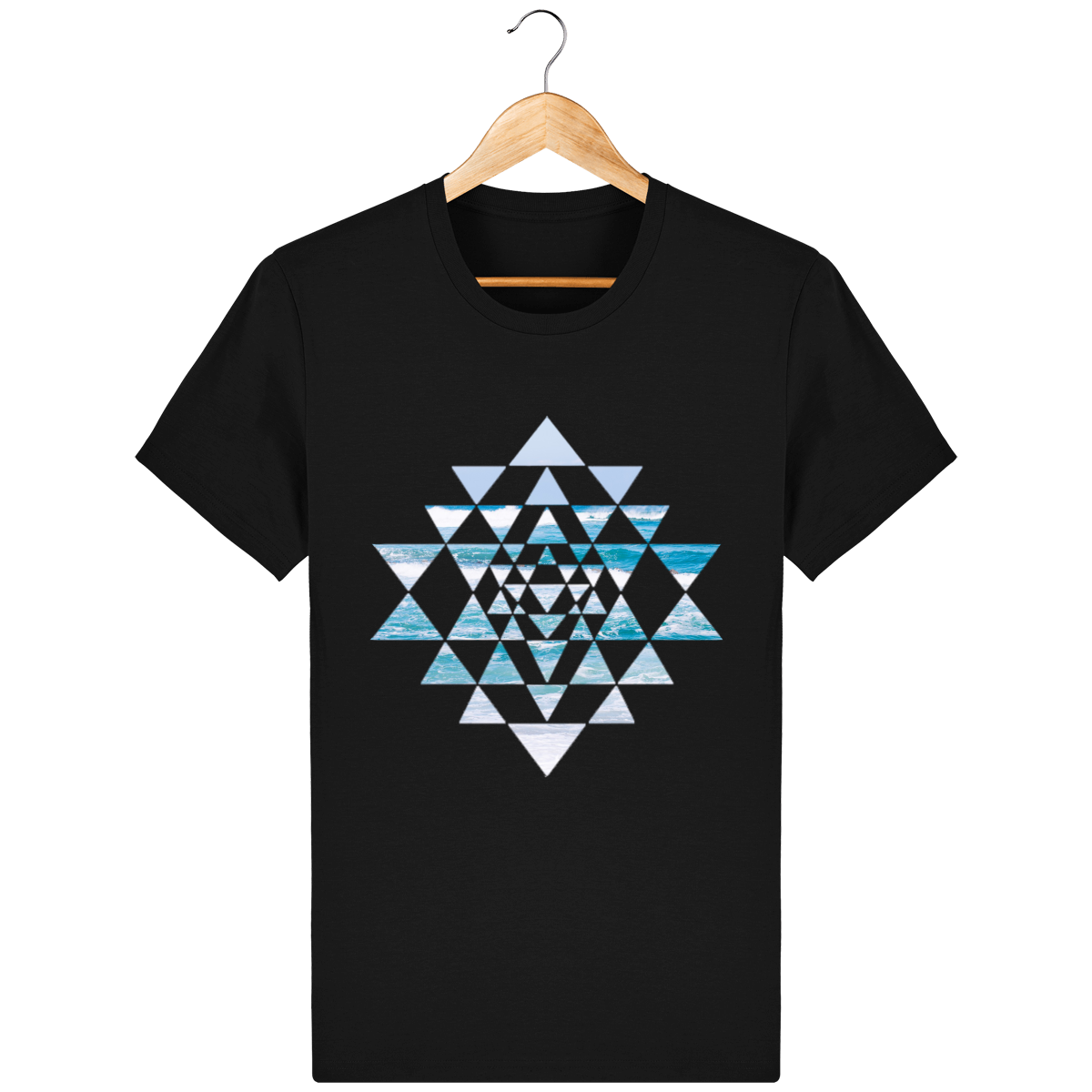 T-Shirt Unisexe "Sri Yantra Océan"