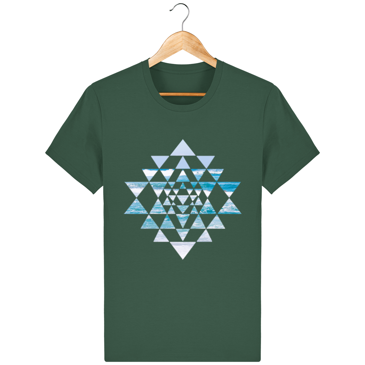 T-Shirt Unisexe "Sri Yantra Océan"