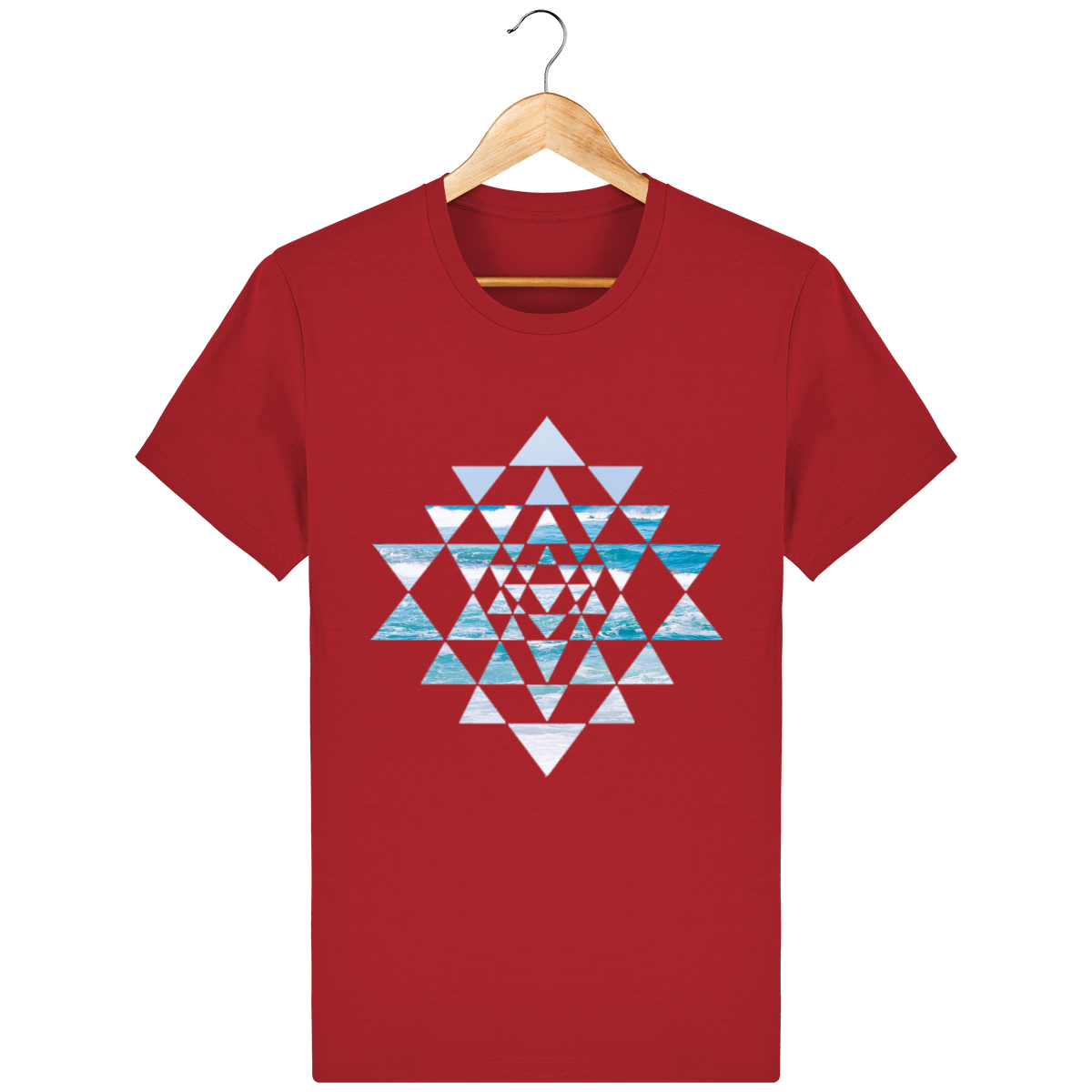 T-Shirt Unisexe "Sri Yantra Océan"