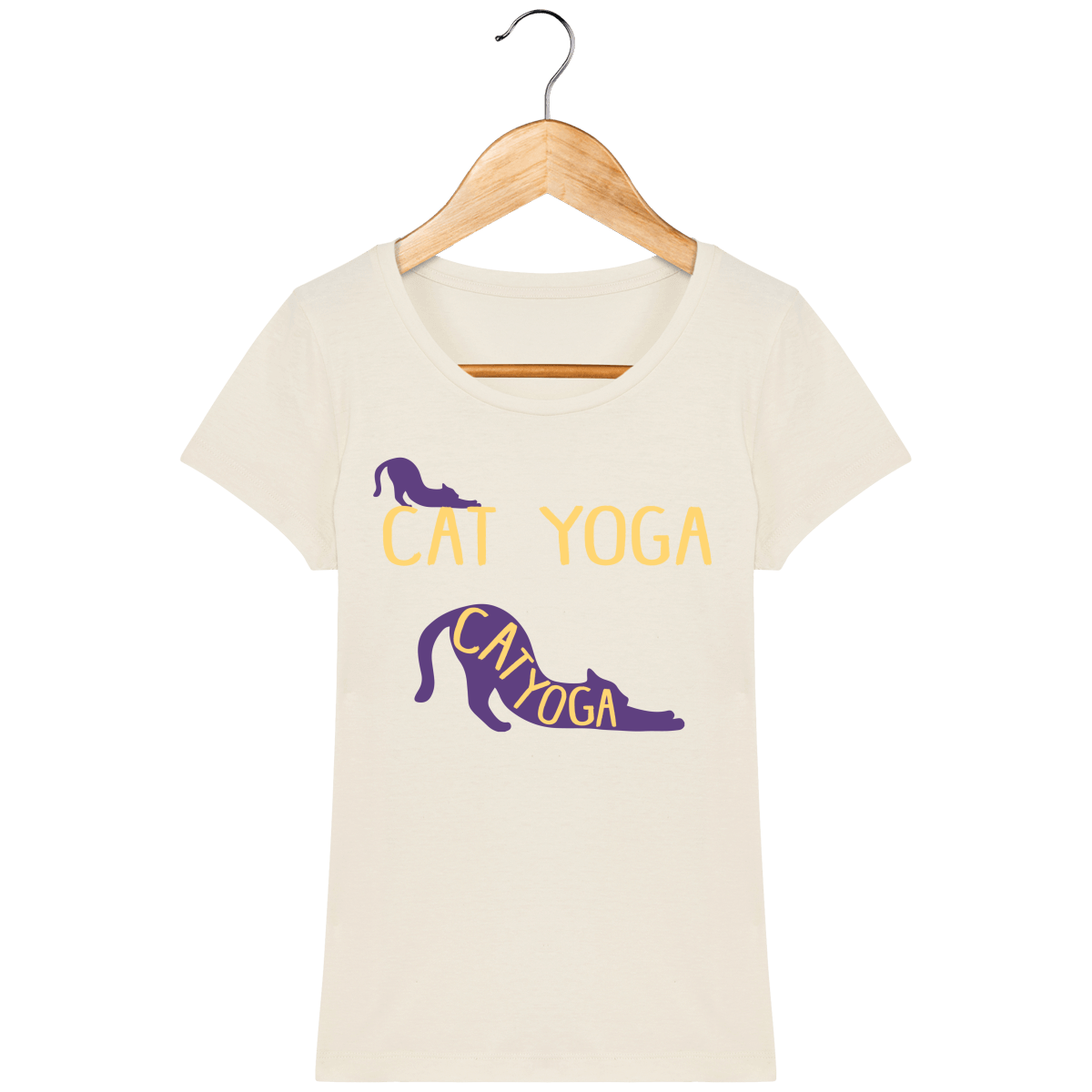 T-shirt Femme "Cat Yoga"