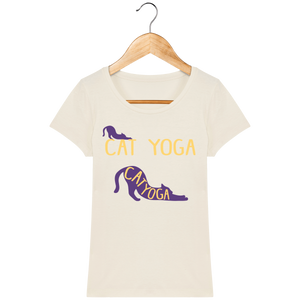 T-shirt Femme "Cat Yoga"