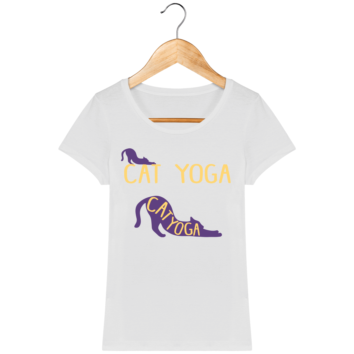 T-shirt Femme "Cat Yoga"