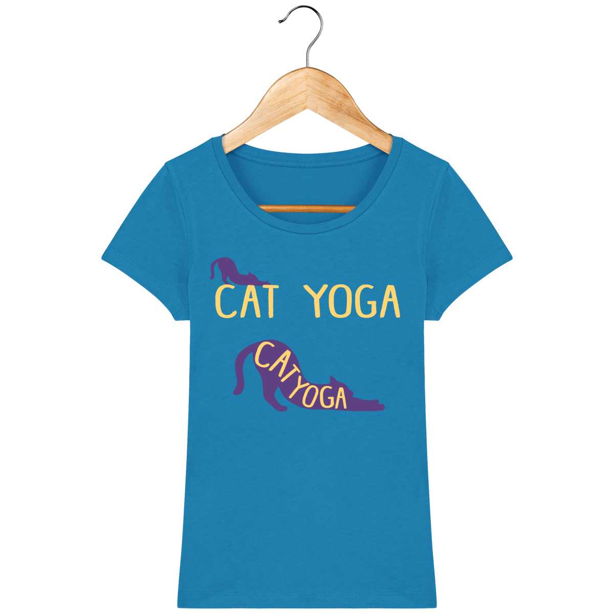 T-shirt Femme "Cat Yoga"