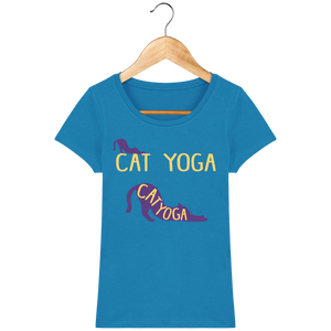 T-shirt Femme "Cat Yoga"