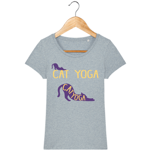 T-shirt Femme "Cat Yoga"