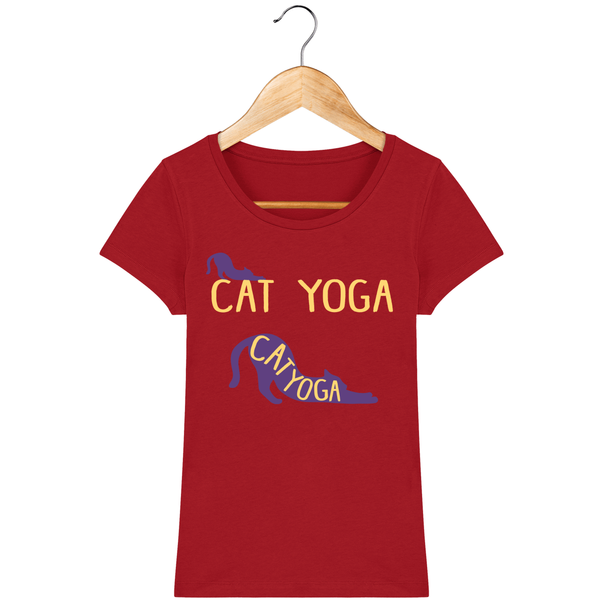 T-shirt Femme "Cat Yoga"