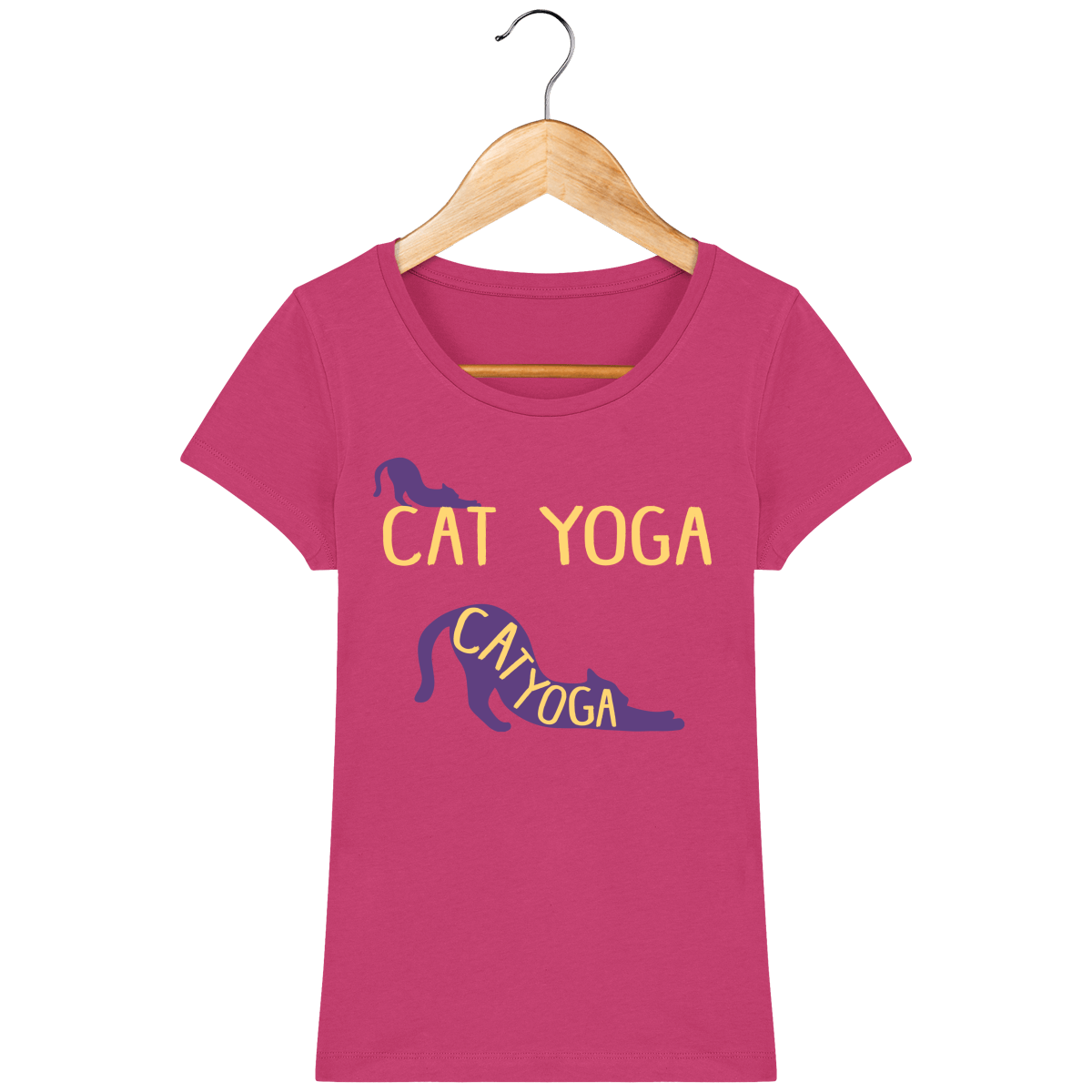 T-shirt Femme "Cat Yoga"