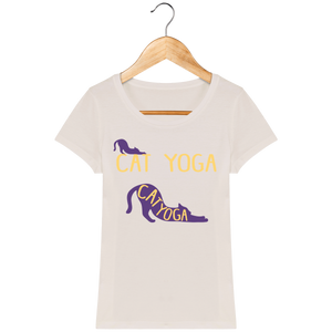 T-shirt Femme "Cat Yoga"