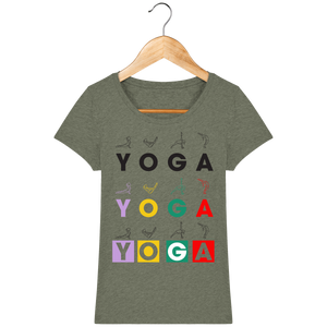 T-shirt Femme "Yoga Asanas"