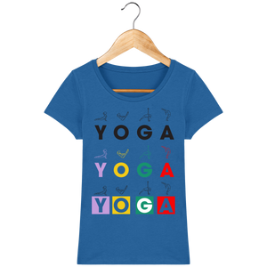 T-shirt Femme "Yoga Asanas"