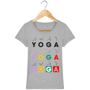 T-shirt Femme "Yoga Asanas"