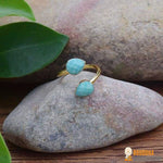 Bague "Bienveillance" en Amazonite