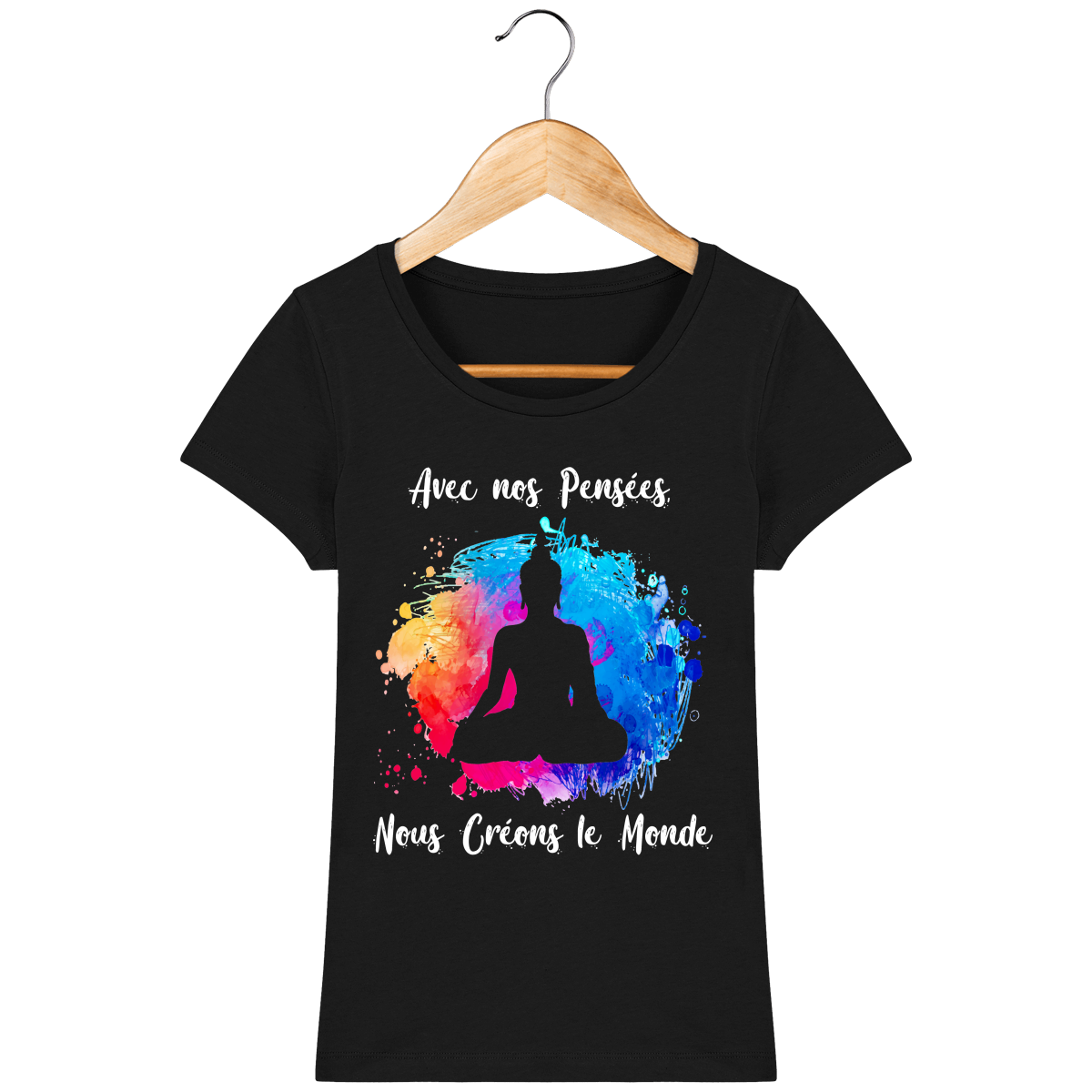 T-Shirt Femme "Créons le monde"