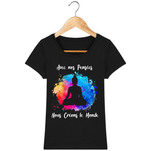 T-Shirt Femme "Créons le monde"