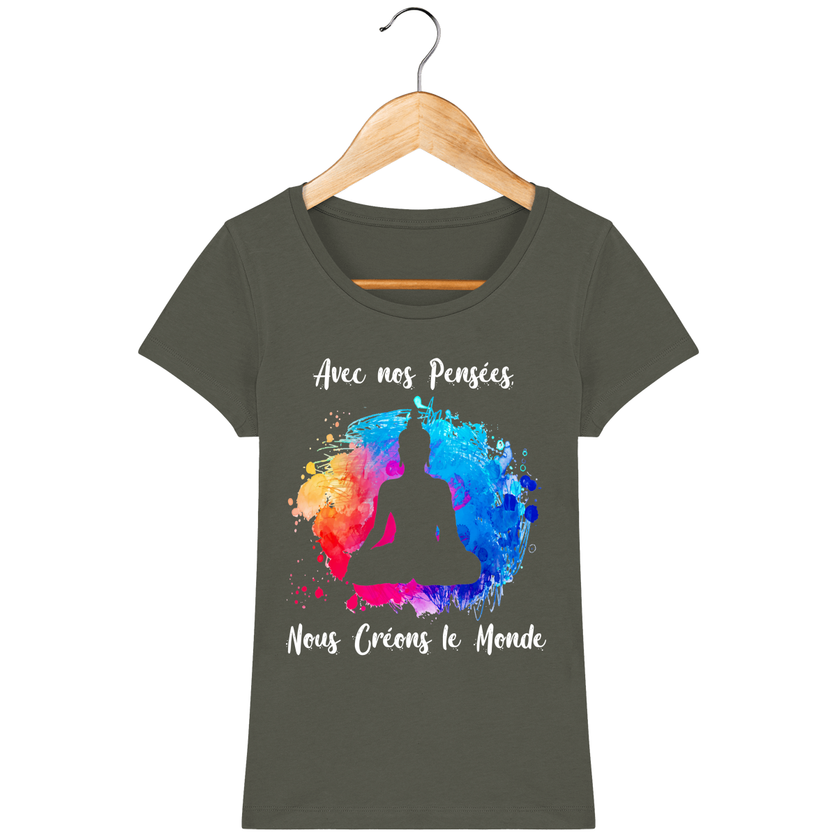 T-Shirt Femme "Créons le monde"