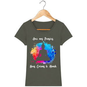 T-Shirt Femme "Créons le monde"