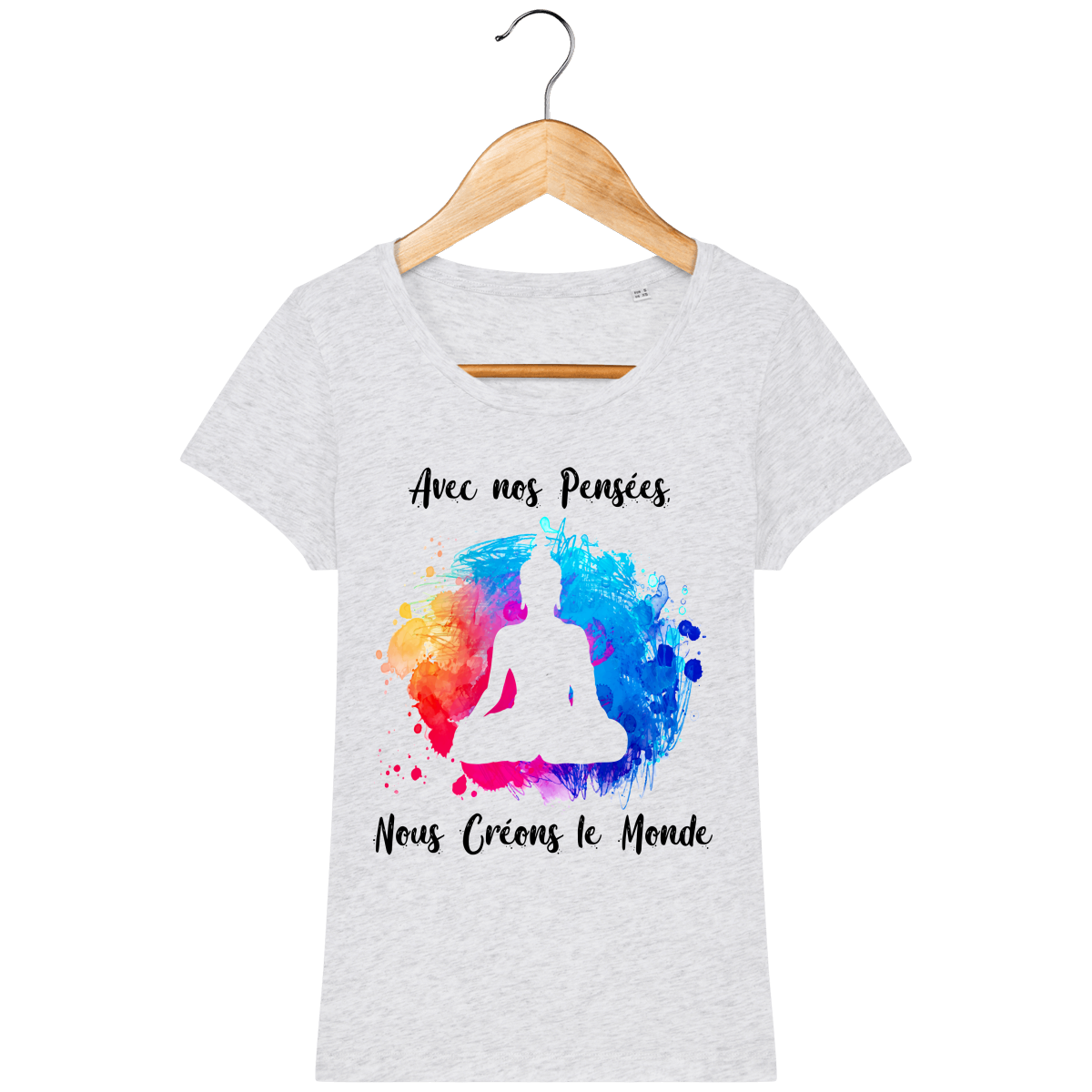 T-Shirt Femme "Créons le monde"