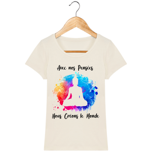 T-Shirt Femme "Créons le monde"