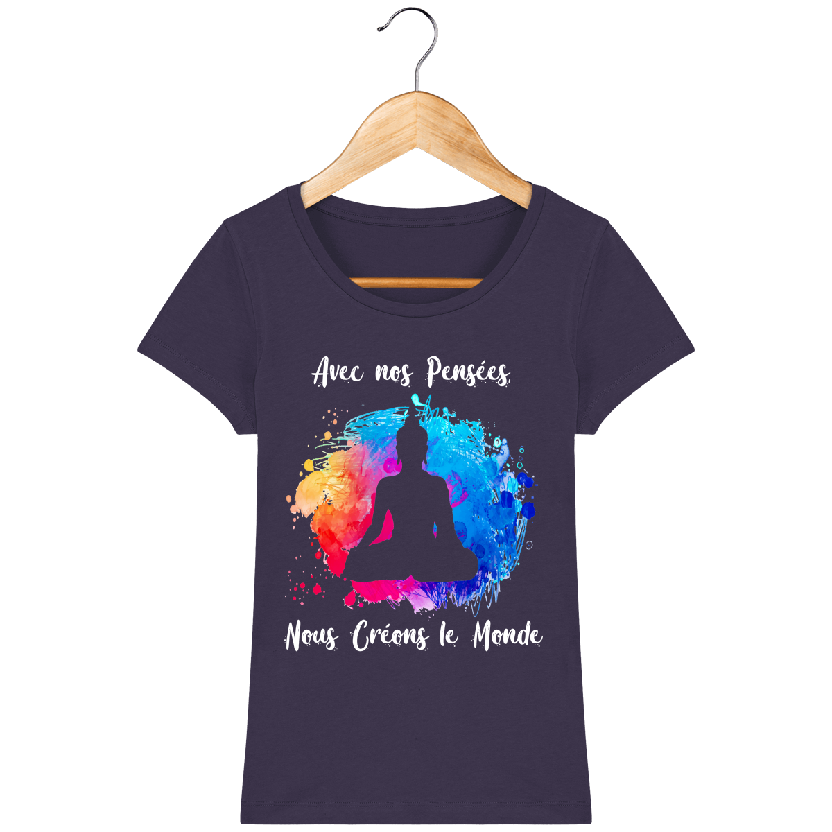 T-Shirt Femme "Créons le monde"