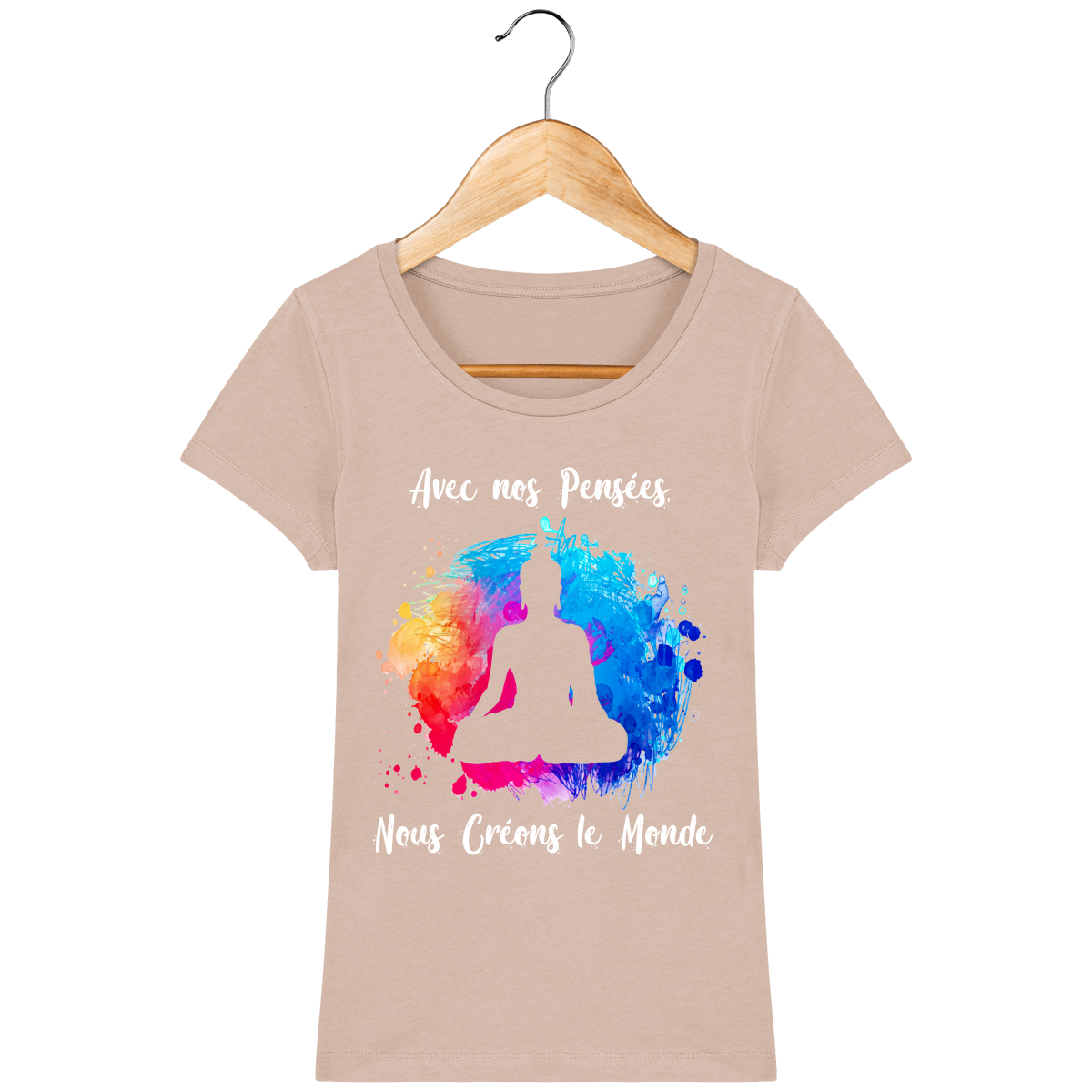 T-Shirt Femme "Créons le monde"