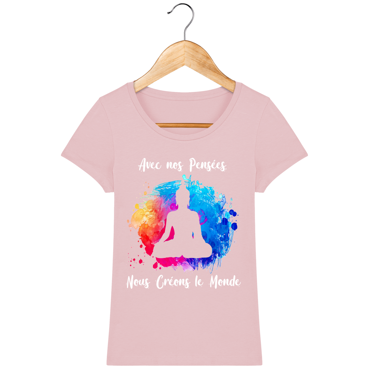 T-Shirt Femme "Créons le monde"