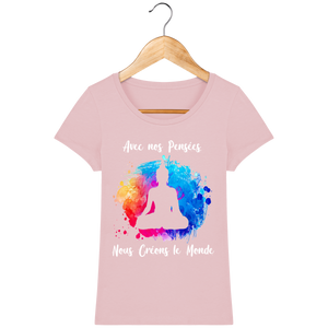 T-Shirt Femme "Créons le monde"