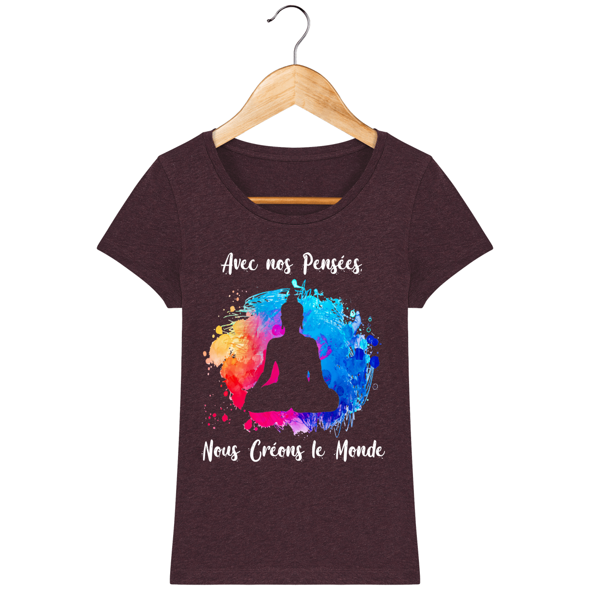 T-Shirt Femme "Créons le monde"