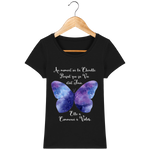 T-Shirt Femme "Transformation du Papillon"