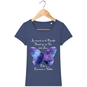 T-Shirt Femme "Transformation du Papillon"