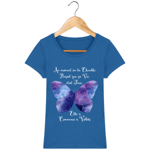 T-Shirt Femme "Transformation du Papillon"