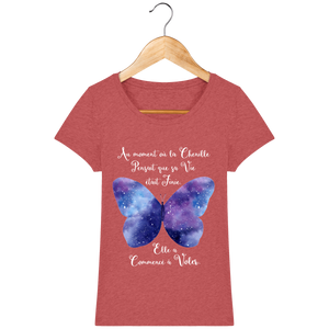 T-Shirt Femme "Transformation du Papillon"