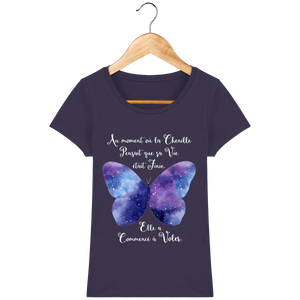 T-Shirt Femme "Transformation du Papillon"