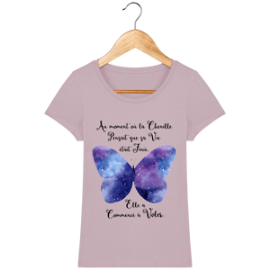 T-Shirt Femme "Transformation du Papillon"