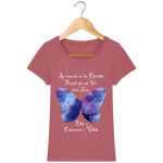 T-Shirt Femme "Transformation du Papillon"