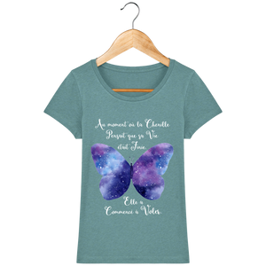 T-Shirt Femme "Transformation du Papillon"