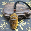 Collier "Tête de Bouddha" en Oeil de Tigre