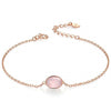 Bracelet "Rubis d'Ancora" en Quartz Rose