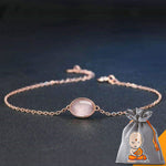 Bracelet "Rubis d'Ancora" en Quartz Rose