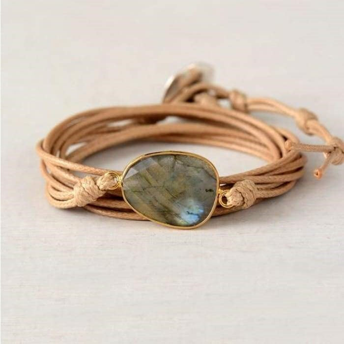 Bracelet "Isis" en Labradorite - 2 couleurs disponibles