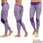 Leggings "Mandala et Vibration des Couleurs" - 14 couleurs disponibles