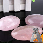 Galet de Quartz Rose "Pierre de l'Amour Inconditionnel"