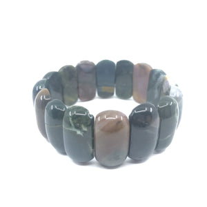 Bracelet "Je Suis Lumineuse" en Agate Indienne