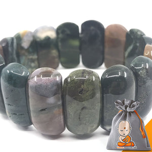 Bracelet "Je Suis Lumineuse" en Agate Indienne